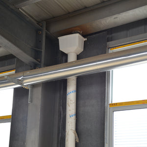 Portal frame with interlayer