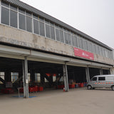 Portal frame with interlayer