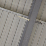 Portal frame factory building with crane