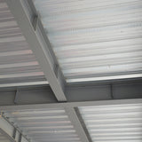 Portal frame with interlayer